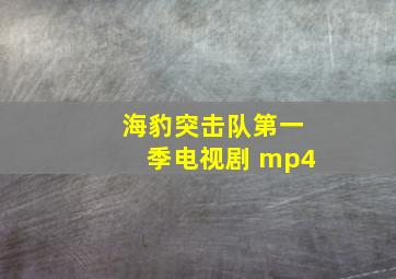 海豹突击队第一季电视剧 mp4